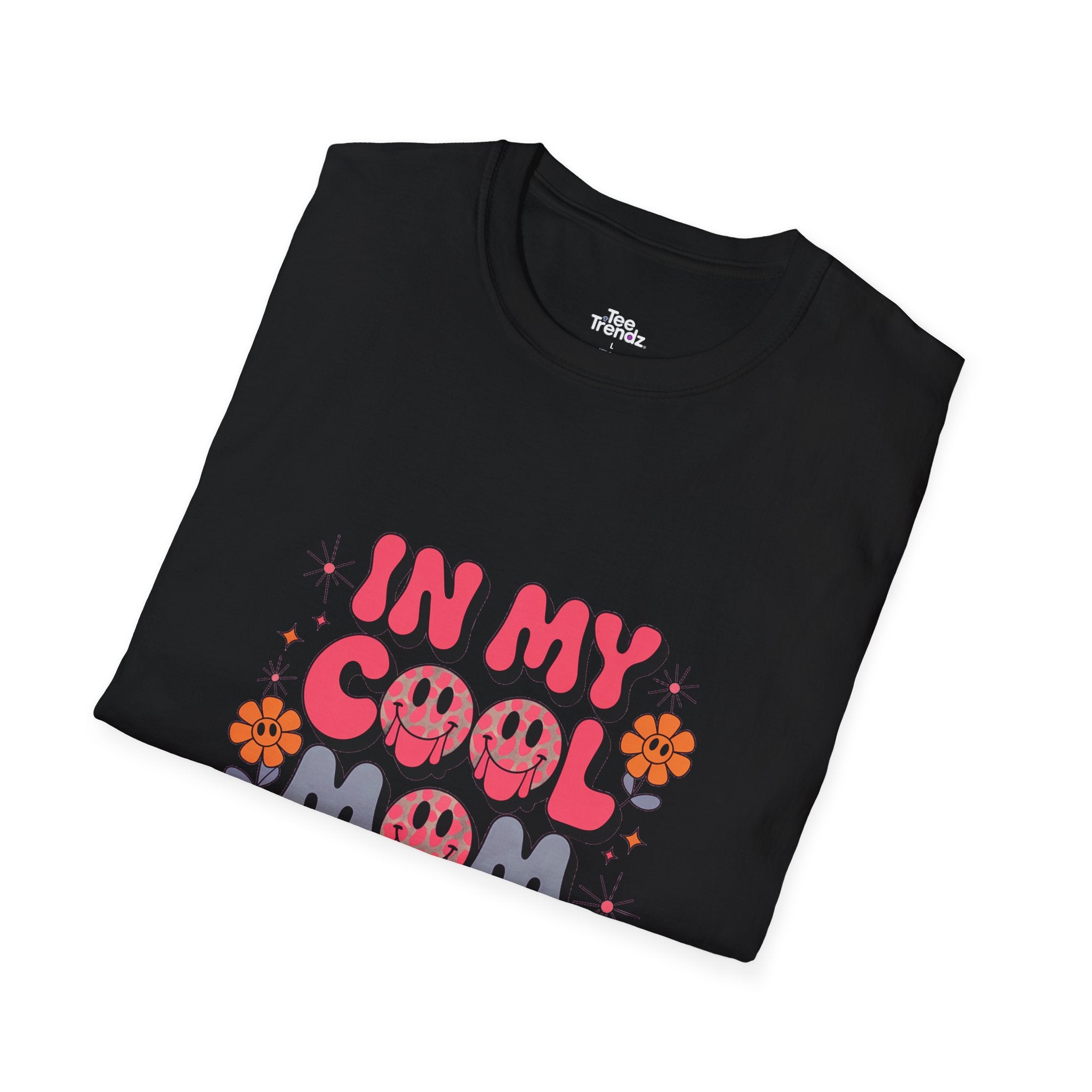 T-Shirt — "In My Cool Mom Era" Retro Floral Graphic Tee