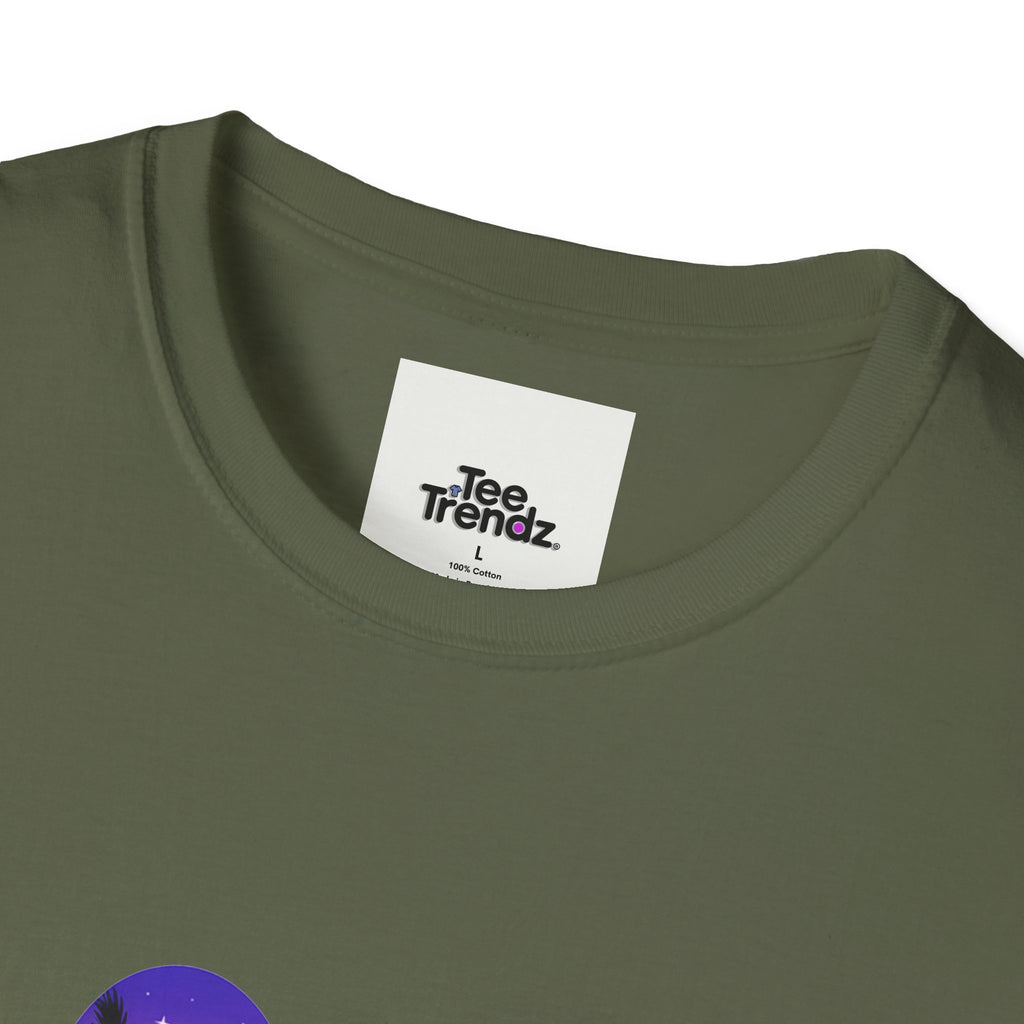 T-Shirt — Tropical Paw Sunset Graphic Tee
