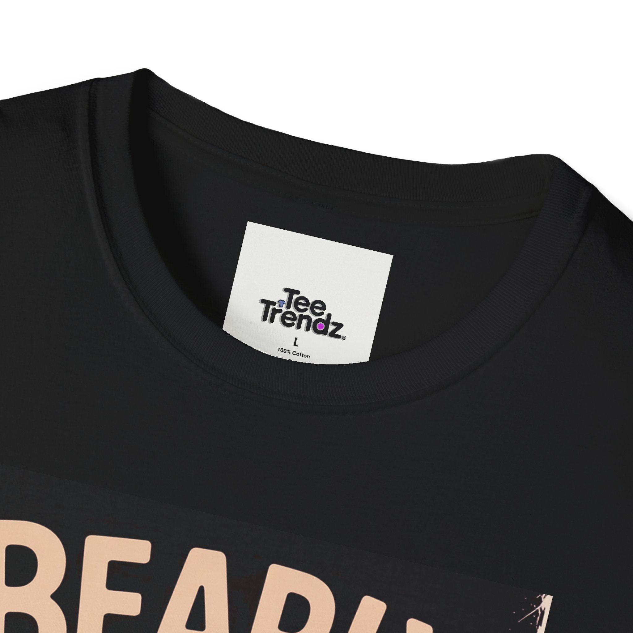 Bearly Awake T‑Shirt — Cute Coffee Bear Vintage Sunset Tee
