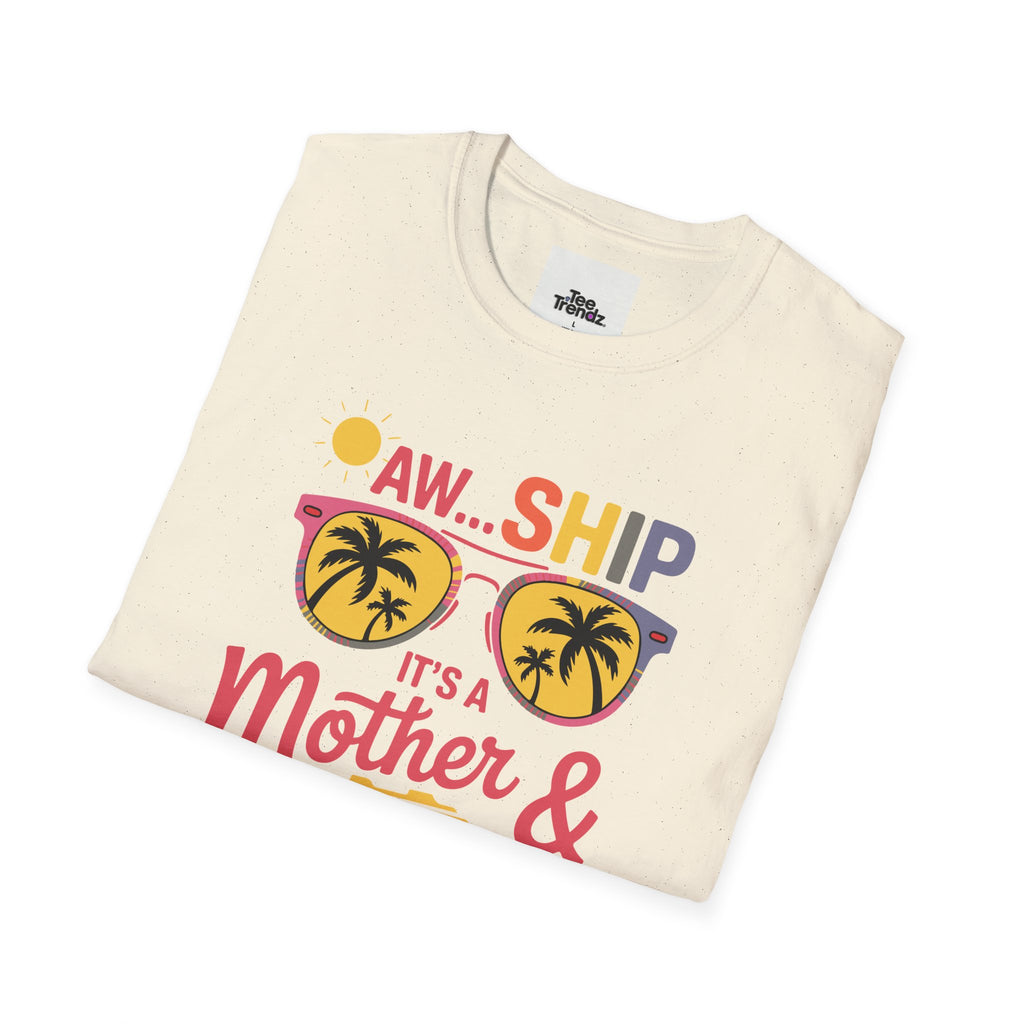 Mother & Daughter Trip T-Shirt – "Aw...Ship" Tropical Sunglasses Vacation Tee