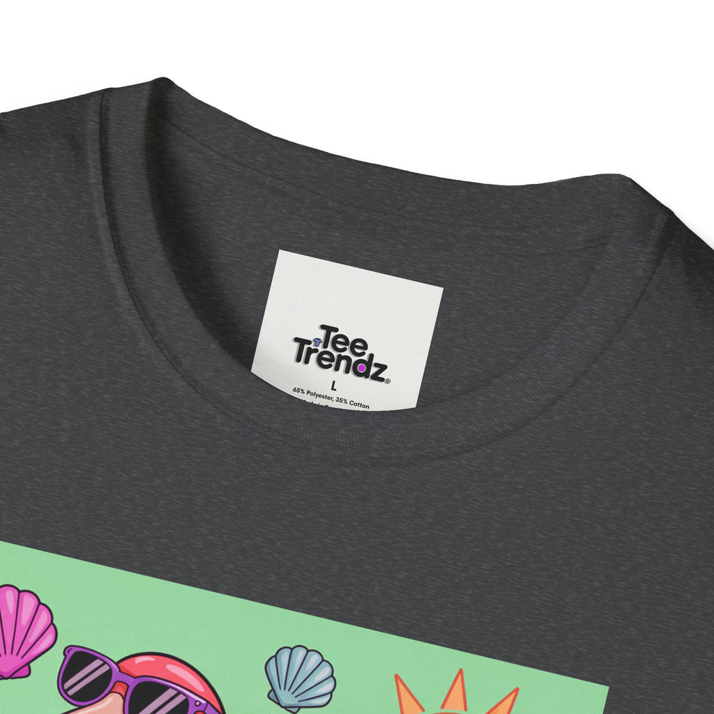 Beach Please Flamingo T-Shirt