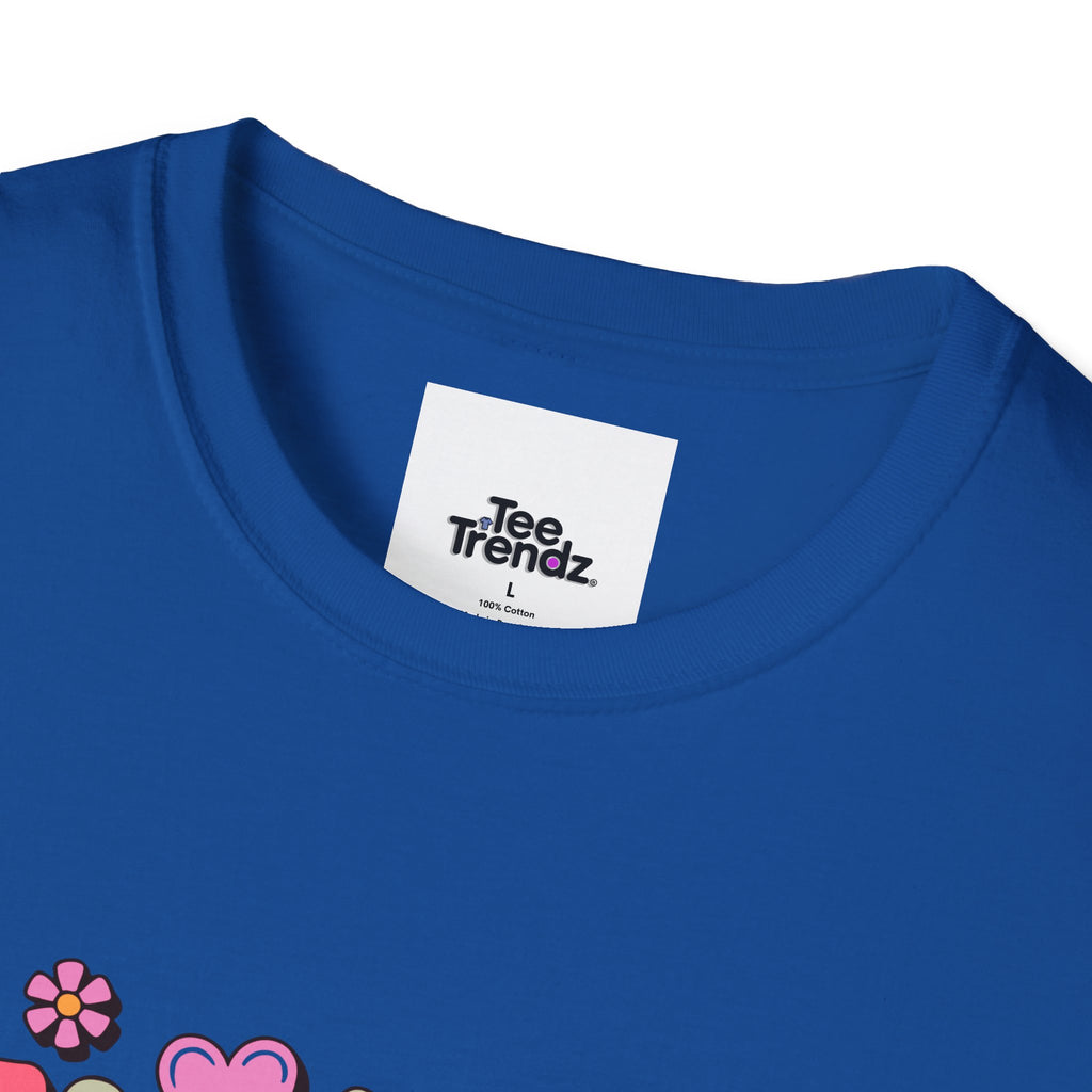 Flower Girl T-Shirt — Cute Retro Floral Wedding Tee for Kids