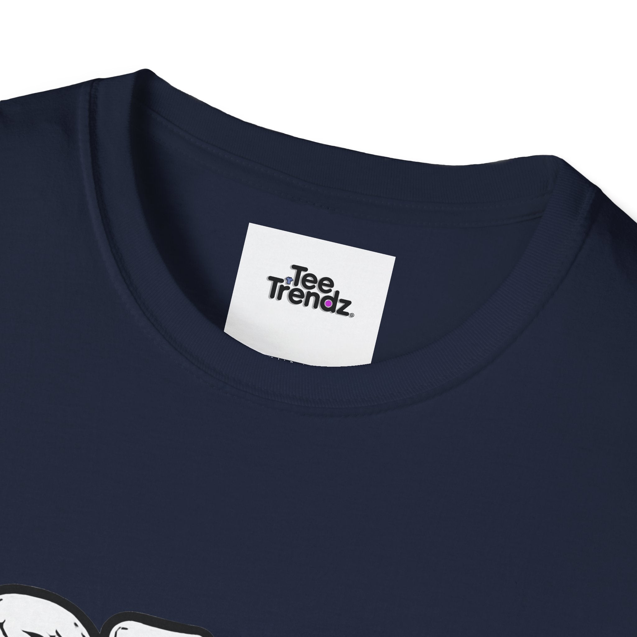 T-Shirt — "Dead But Fine" Gothic Bubble Letter Tee
