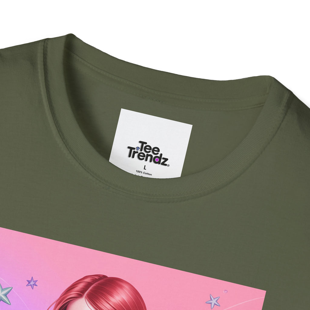 Mermaid Fantasy T-Shirt — Pastel Cosmic Sea Girl Graphic Tee