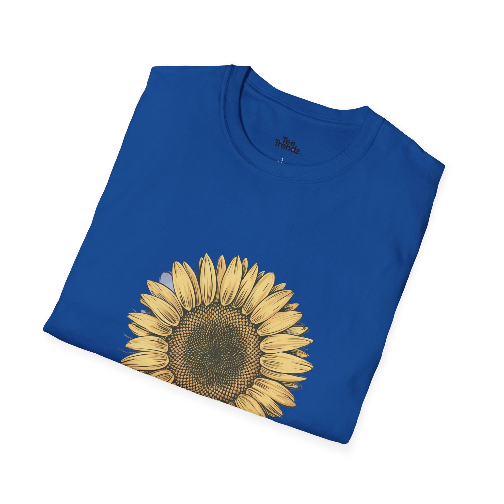 Sunflower Graphic T‑Shirt — Vintage Botanical Floral Tee