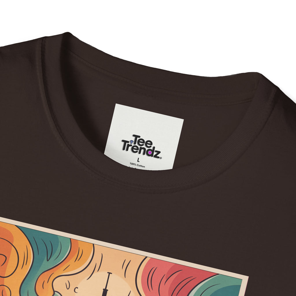 Eiffel Tower Retro Art T-Shirt — Vintage Paris Skyline Tee