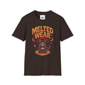 Cat Graphic T-Shirt — "Melted Wear" Retro Moonlit Design