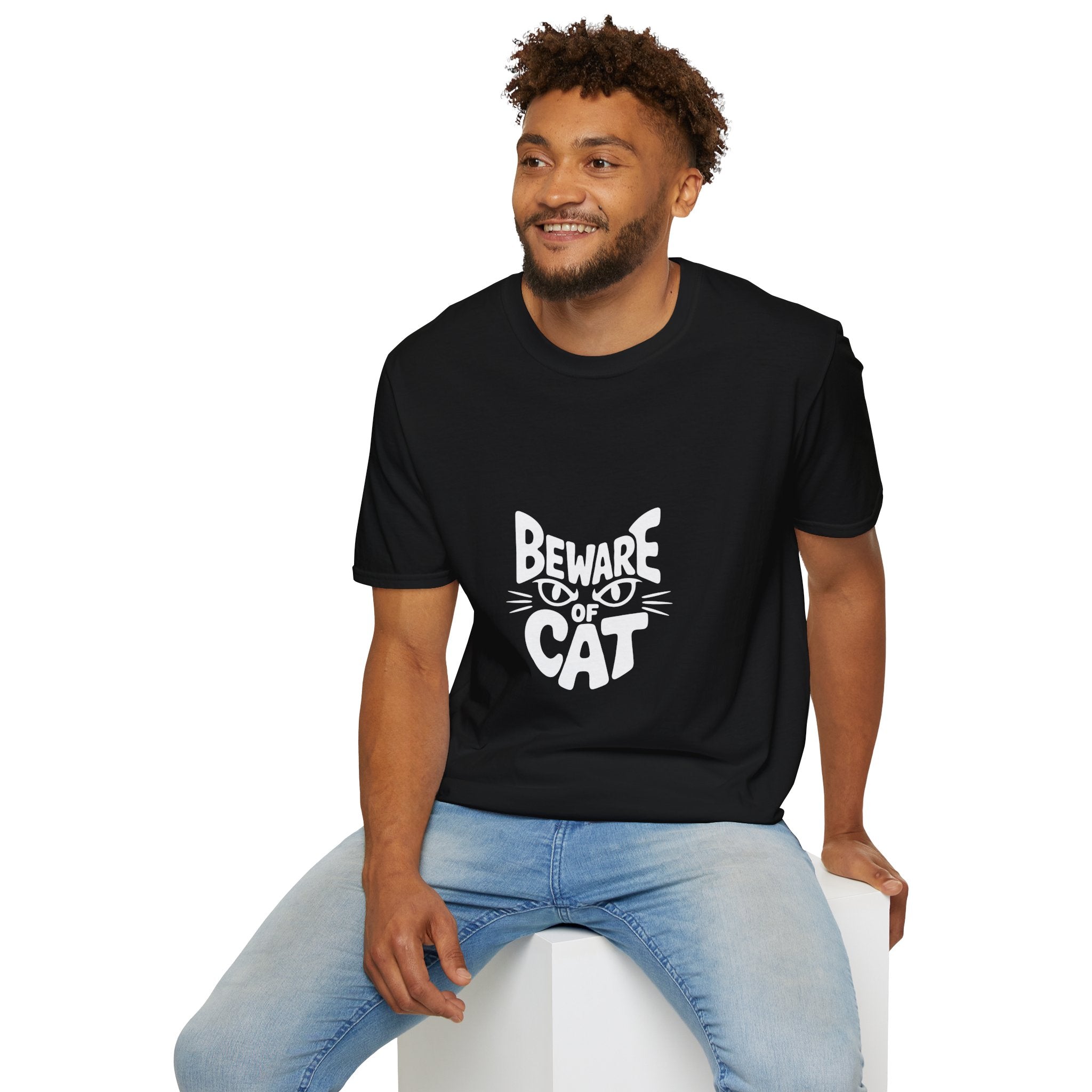 Beware of Cat T-Shirt — Funny Cat Lover Tee