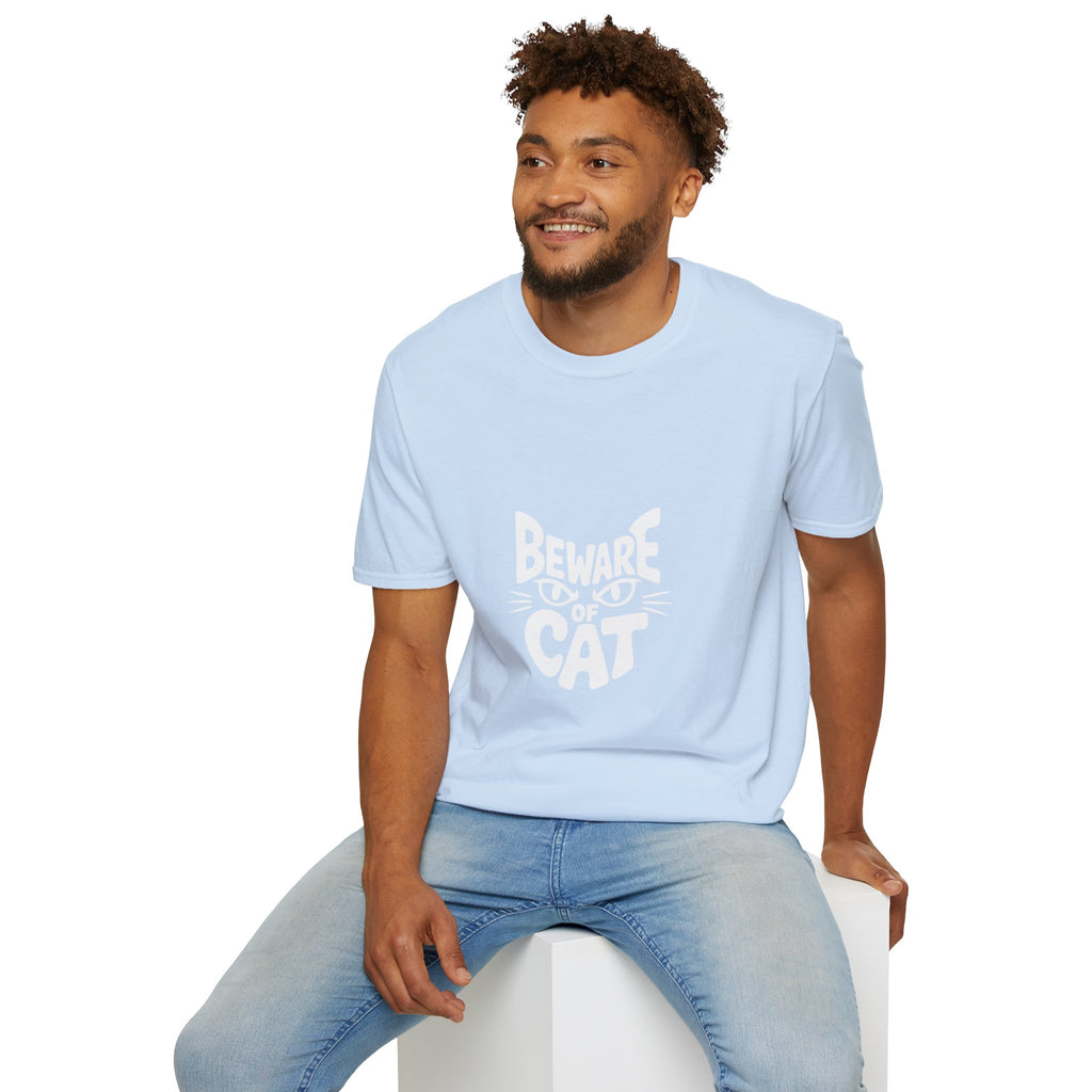 Beware of Cat T-Shirt — Funny Cat Lover Tee