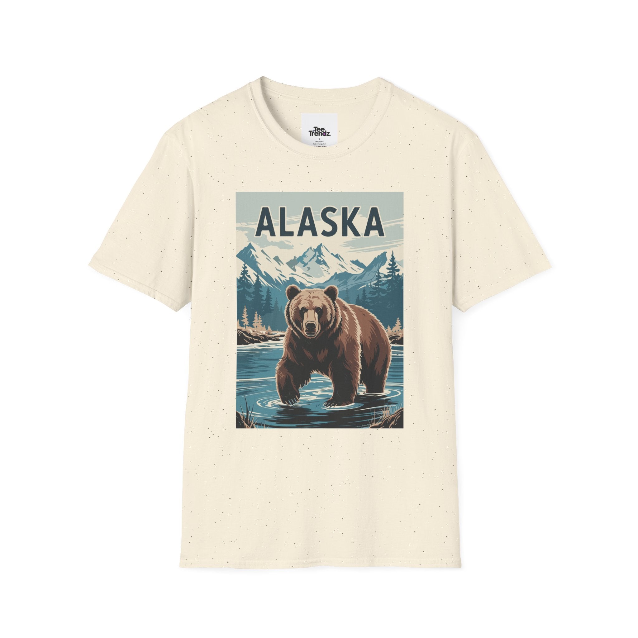 Alaska Bear T-Shirt — Vintage Mountain Wildlife Tee