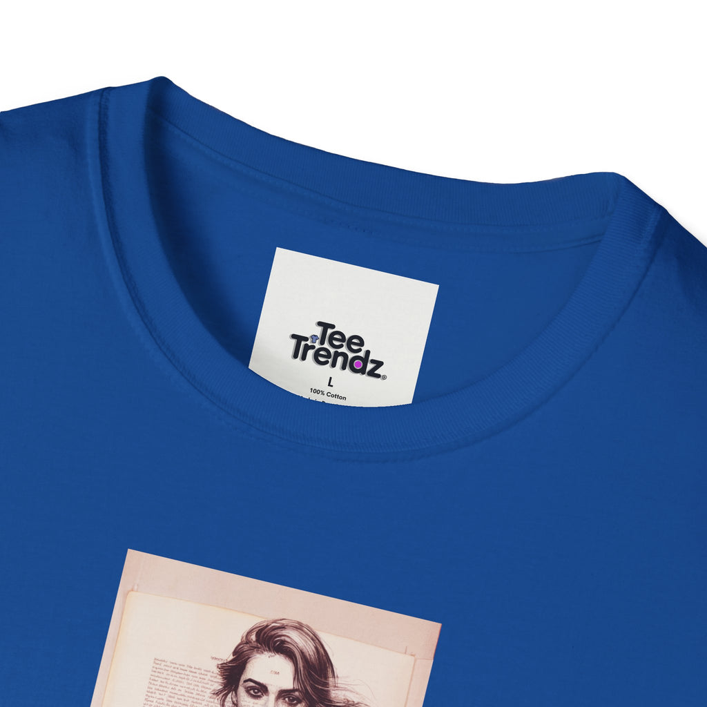 Fashion Illustration Tee — Colorful Watercolor Model Graphic T-Shirt
