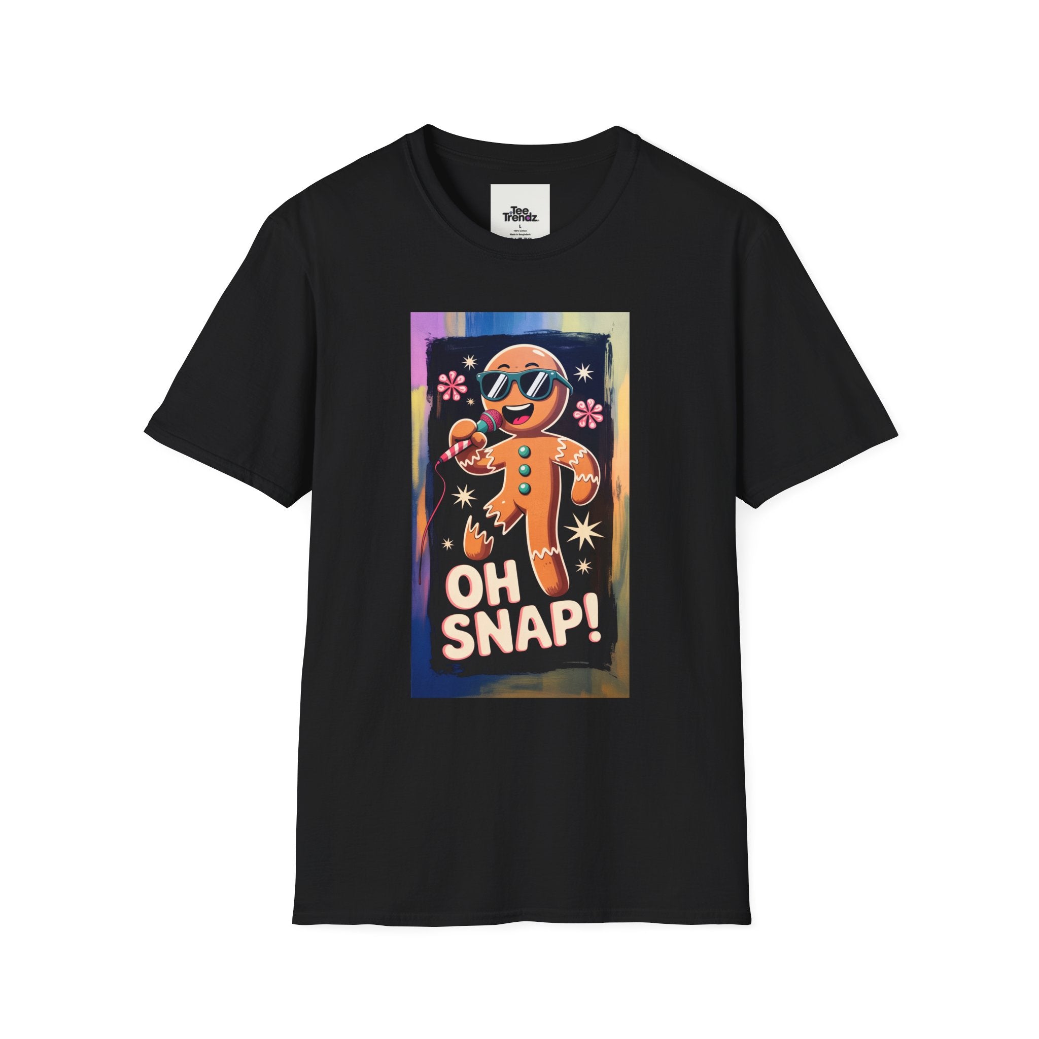 T-Shirt — 'Oh Snap!' Gingerbread Cookie Graphic Tee