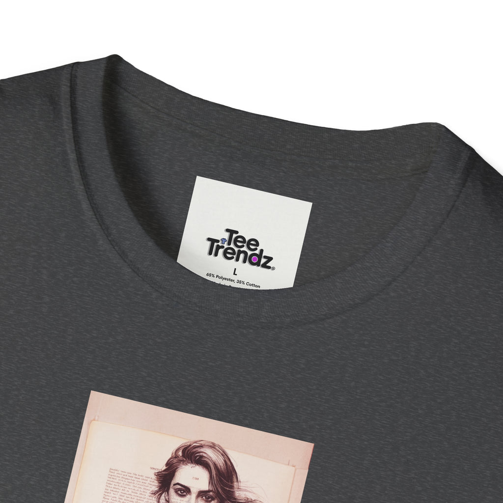 Fashion Illustration Tee — Colorful Watercolor Model Graphic T-Shirt