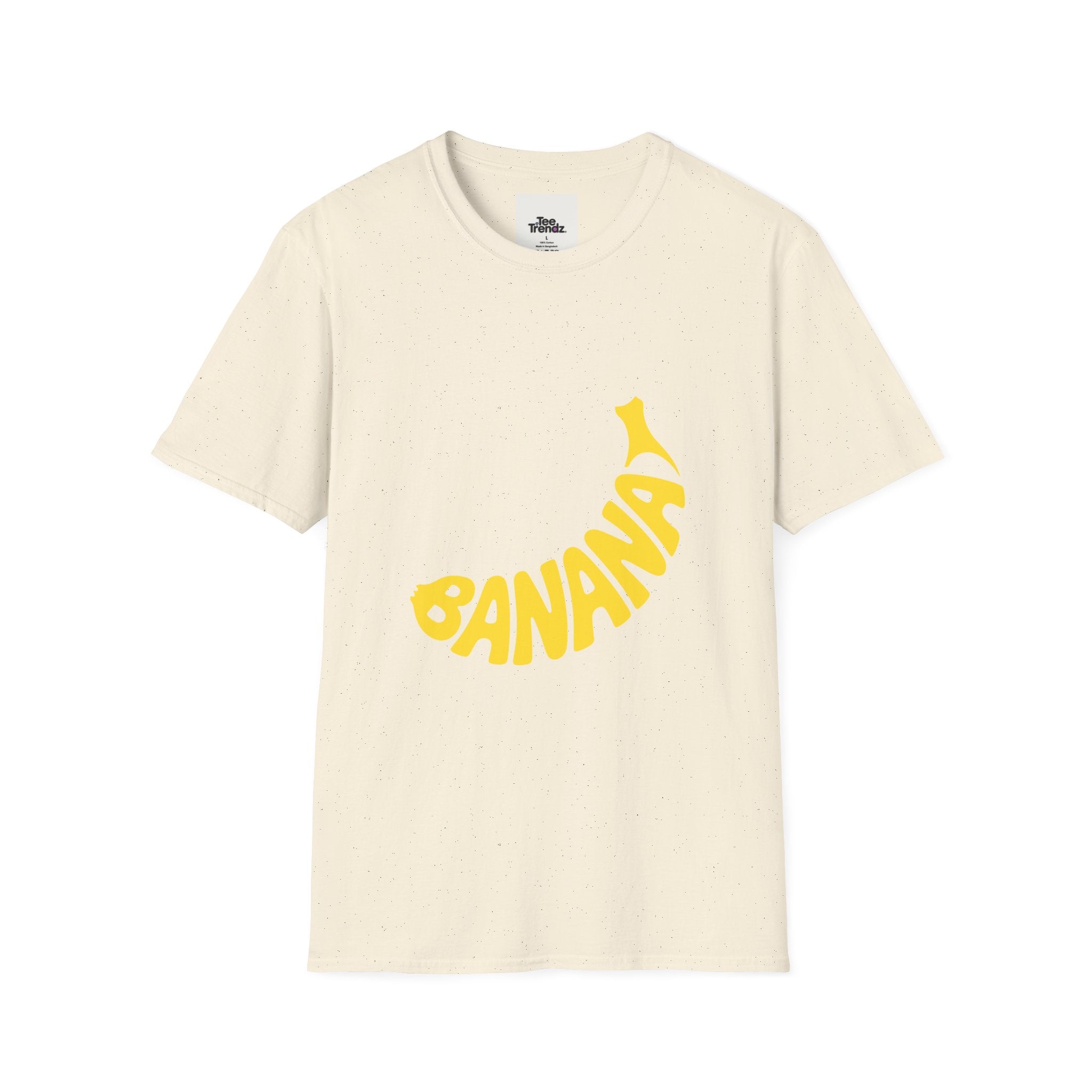 Banana Graphic T-Shirt – Retro Yellow Fruit Logo Tee