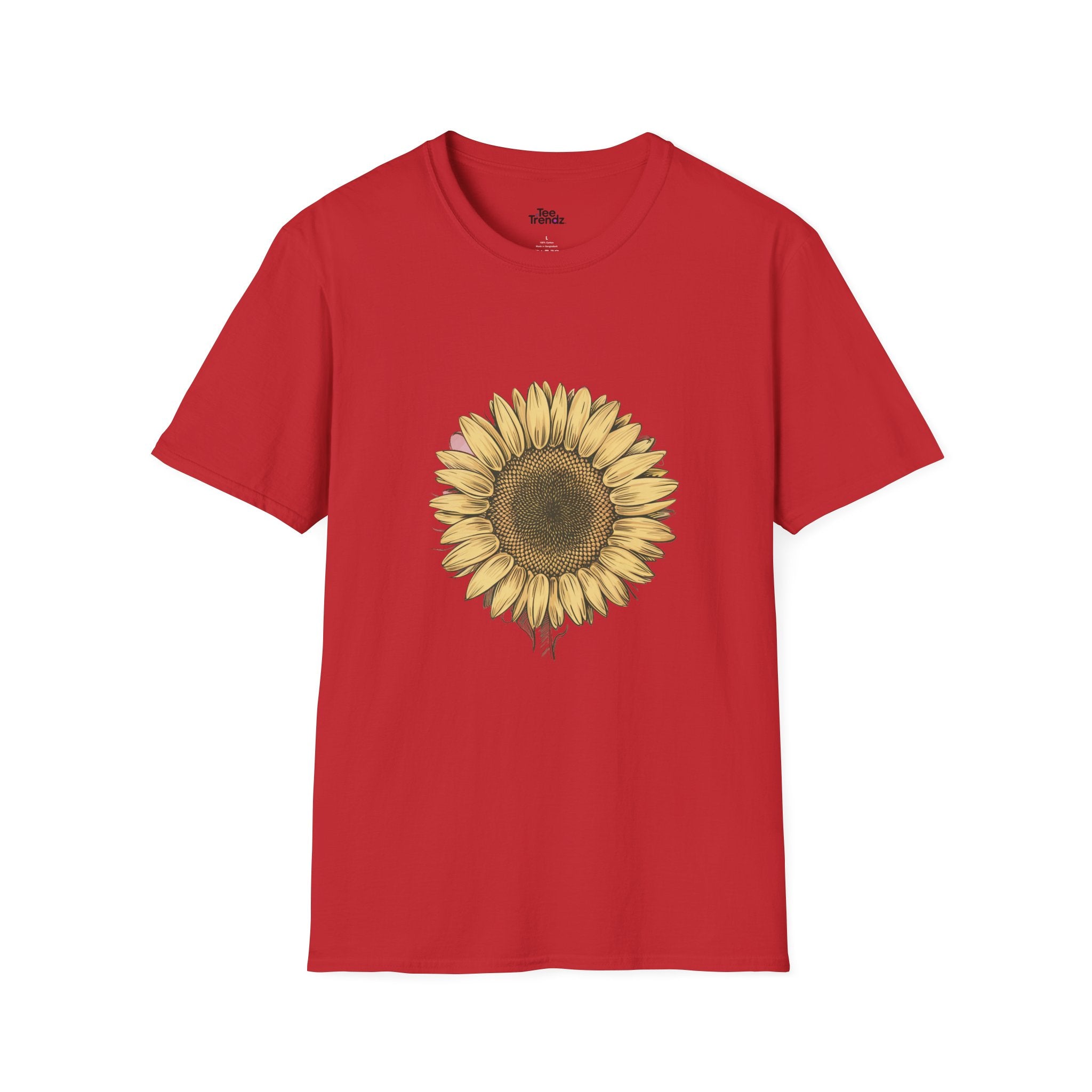 Sunflower Graphic T‑Shirt — Vintage Botanical Floral Tee