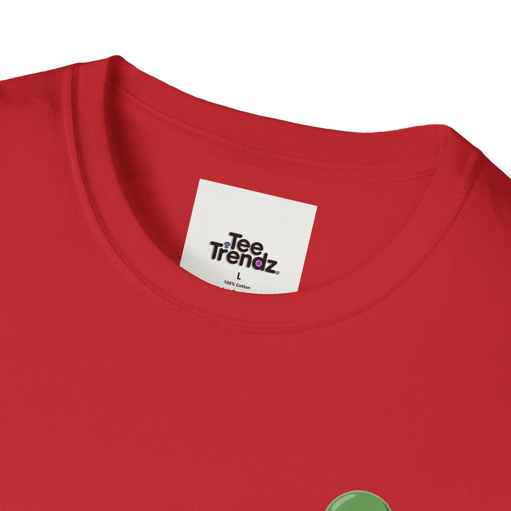 Alien Pocket T-Shirt — Cute Green Alien in Pocket Graphic Tee