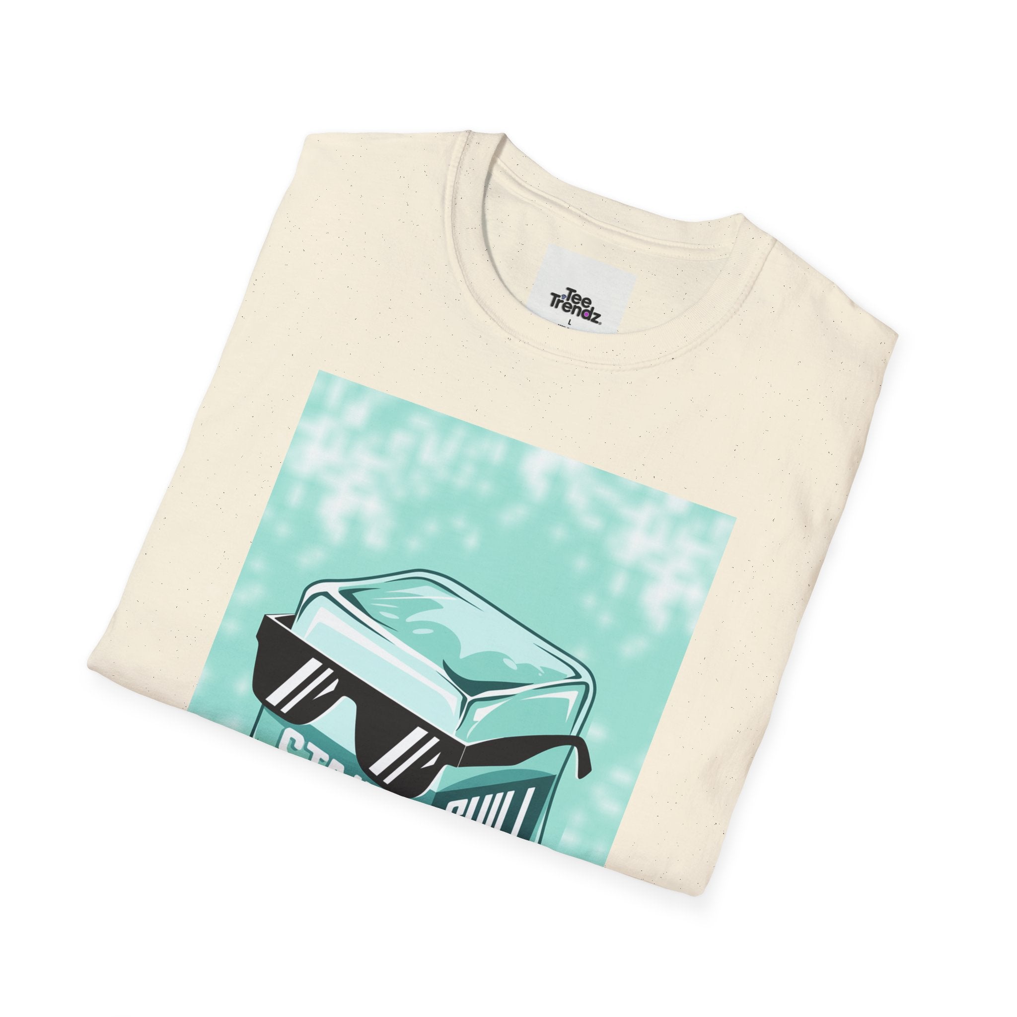 Stay Chill Ice Cube T-Shirt — Retro Sunglasses Graphic Tee