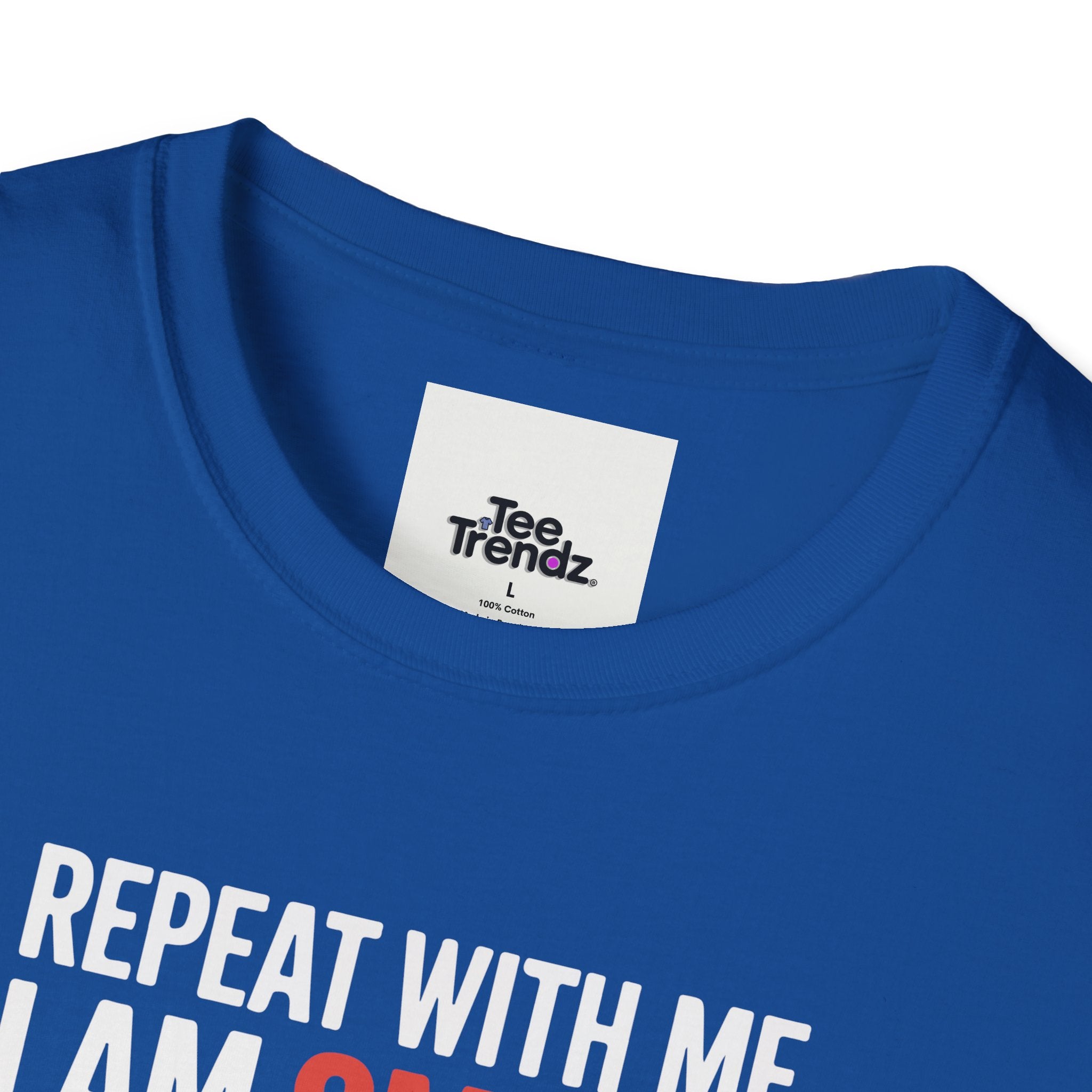 Affirmation T-Shirt — "Repeat With Me: I Am Smart, Strong, Brave... Unstoppable"