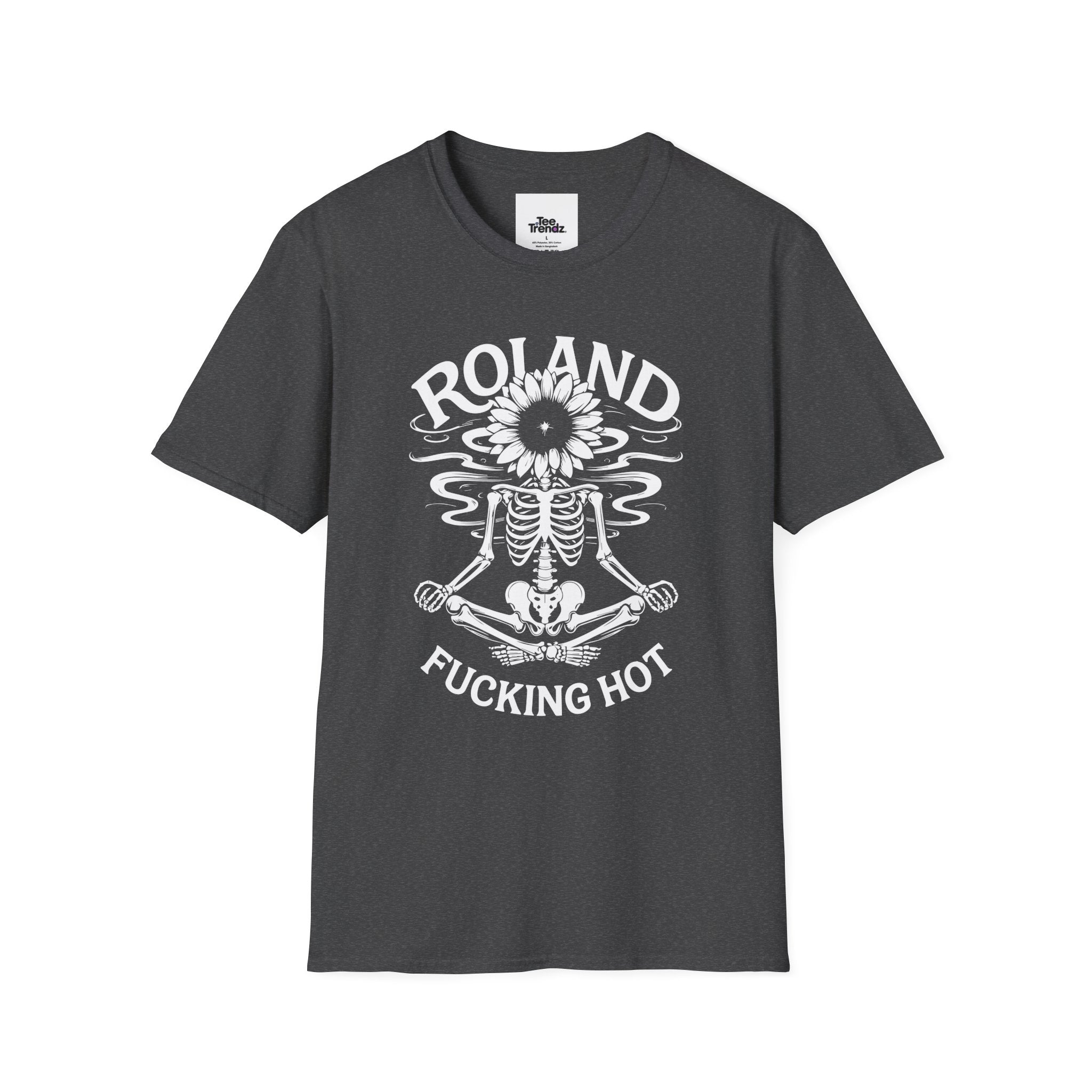 Roland “Fucking Hot” Graphic T-Shirt — Skeleton Sunband Tee