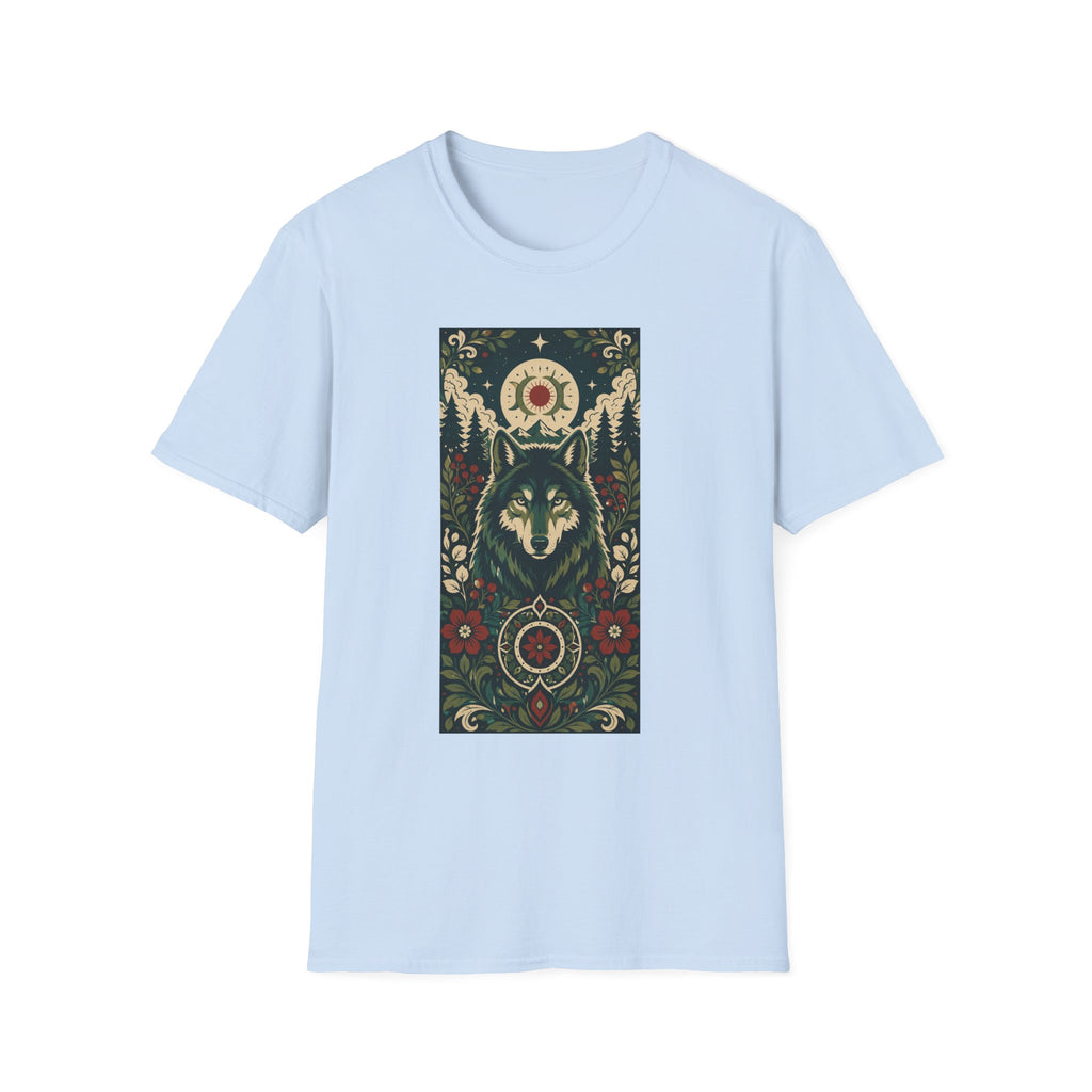 Wolf Spirit T-Shirt — Mystic Forest Moon Graphic