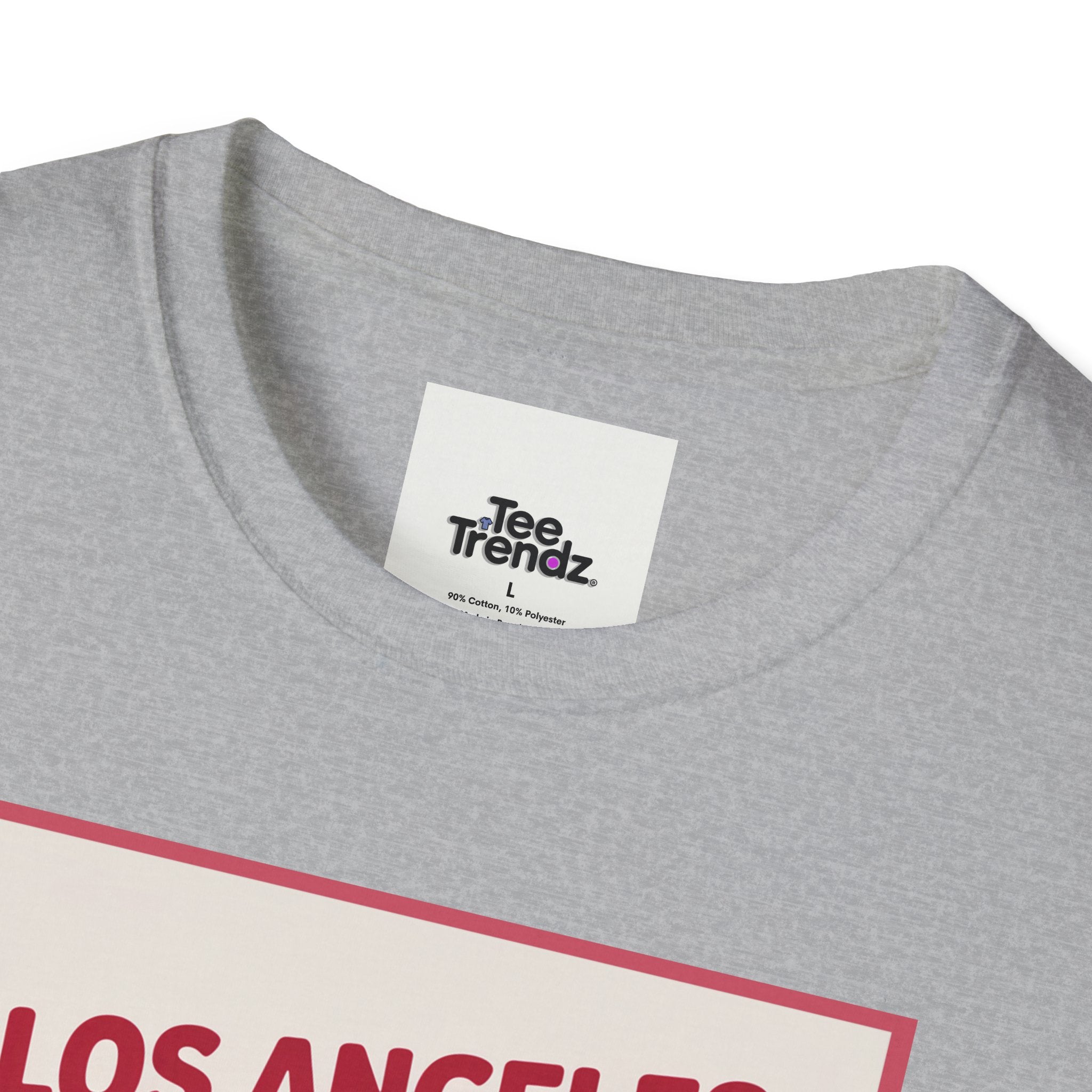 Los Angeles Hot Dog Cartoon T-Shirt – Cute Retro Japanese Text Streetwear