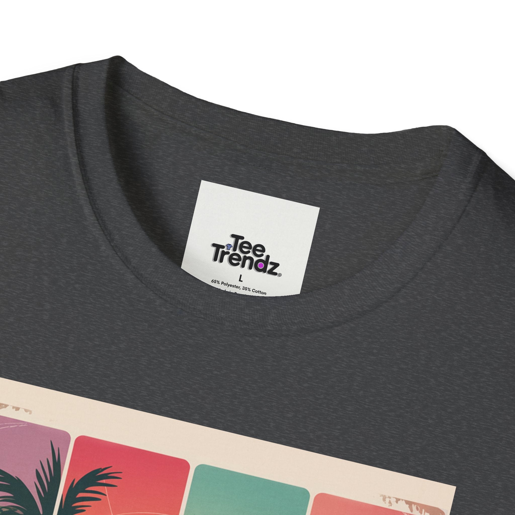 Summer Never Ends T-Shirt – Vintage Beach Sunset Graphic Tee