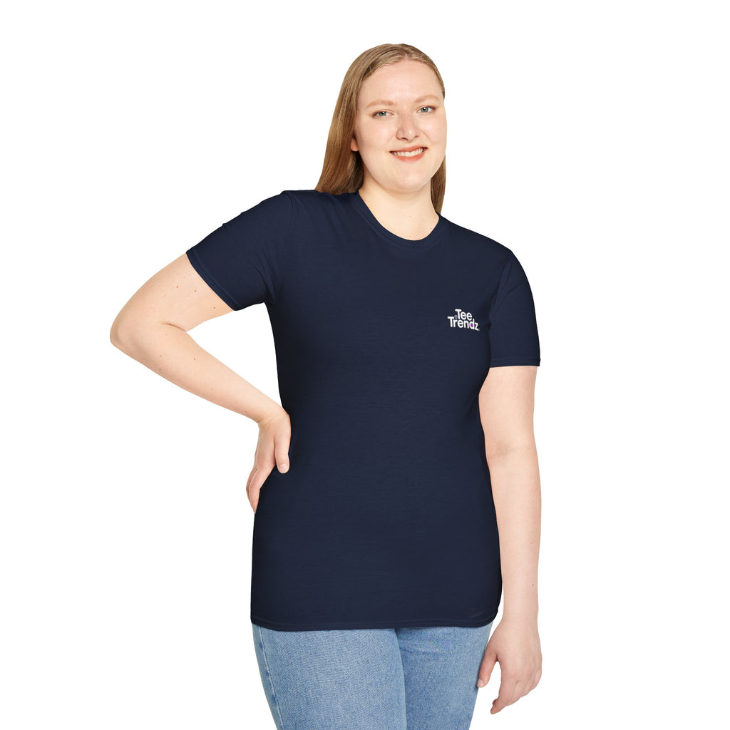 Zipper Reveal Dog Graphic T-Shirt