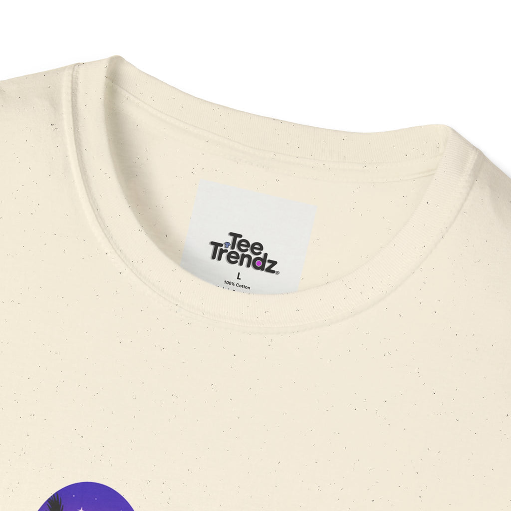 T-Shirt — Tropical Paw Sunset Graphic Tee