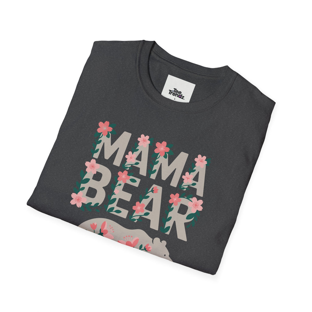 Mama Bear Floral T-Shirt — Mother's Day Mom Tee