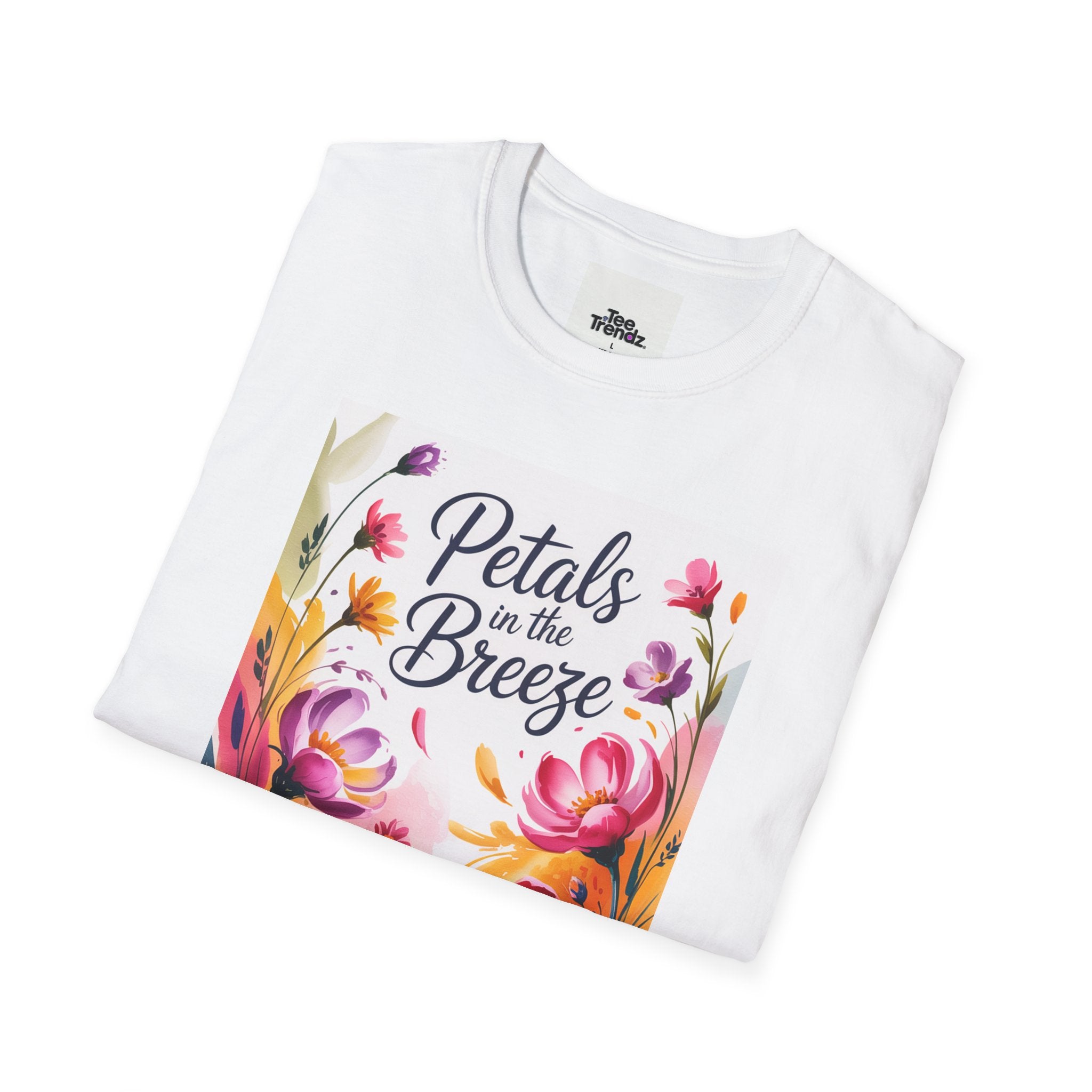 Petals in the Breeze Floral T-Shirt