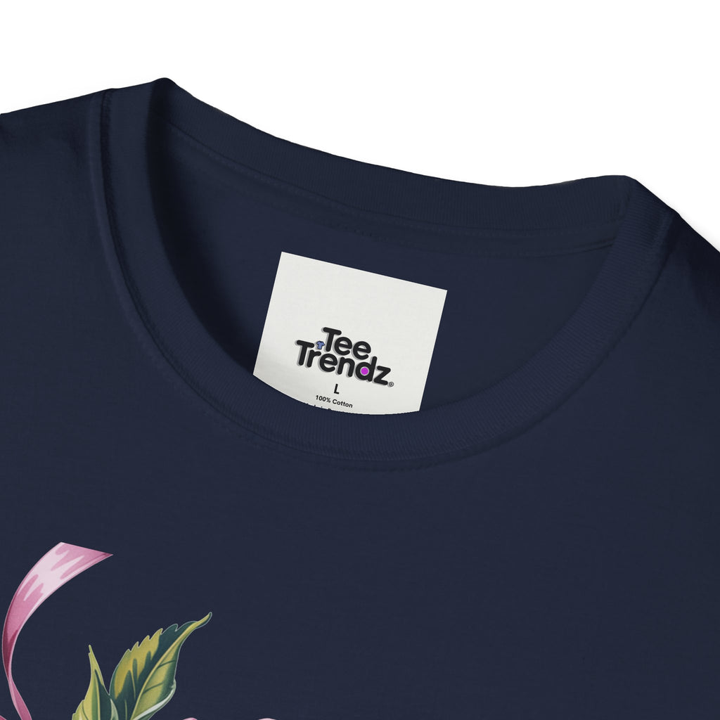Happy Birthday Floral T-Shirt — Pink Blossom Birthday Tee