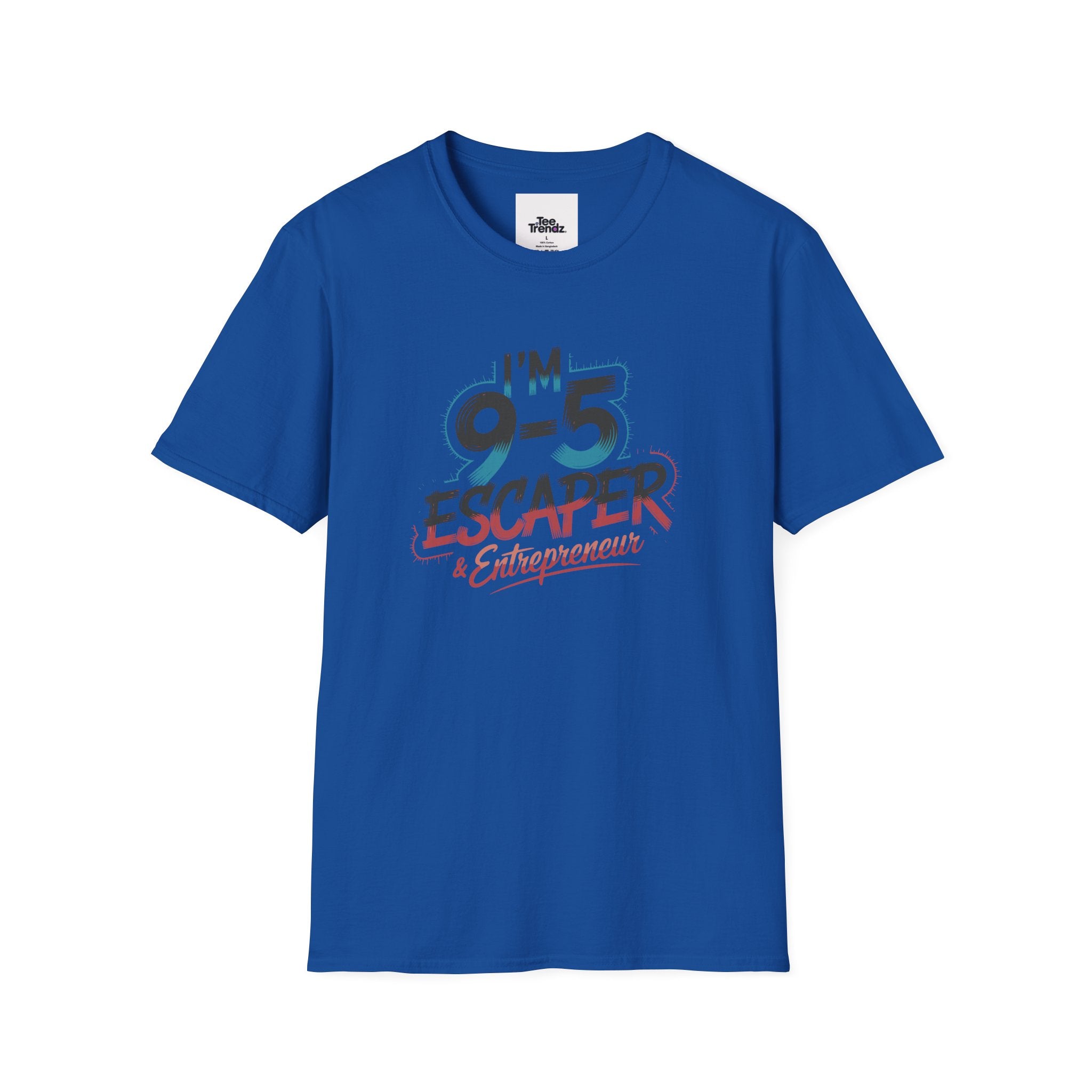 T-Shirt — "I'm a 9-5 Escaper & Entrepreneur" Retro Graphic Tee