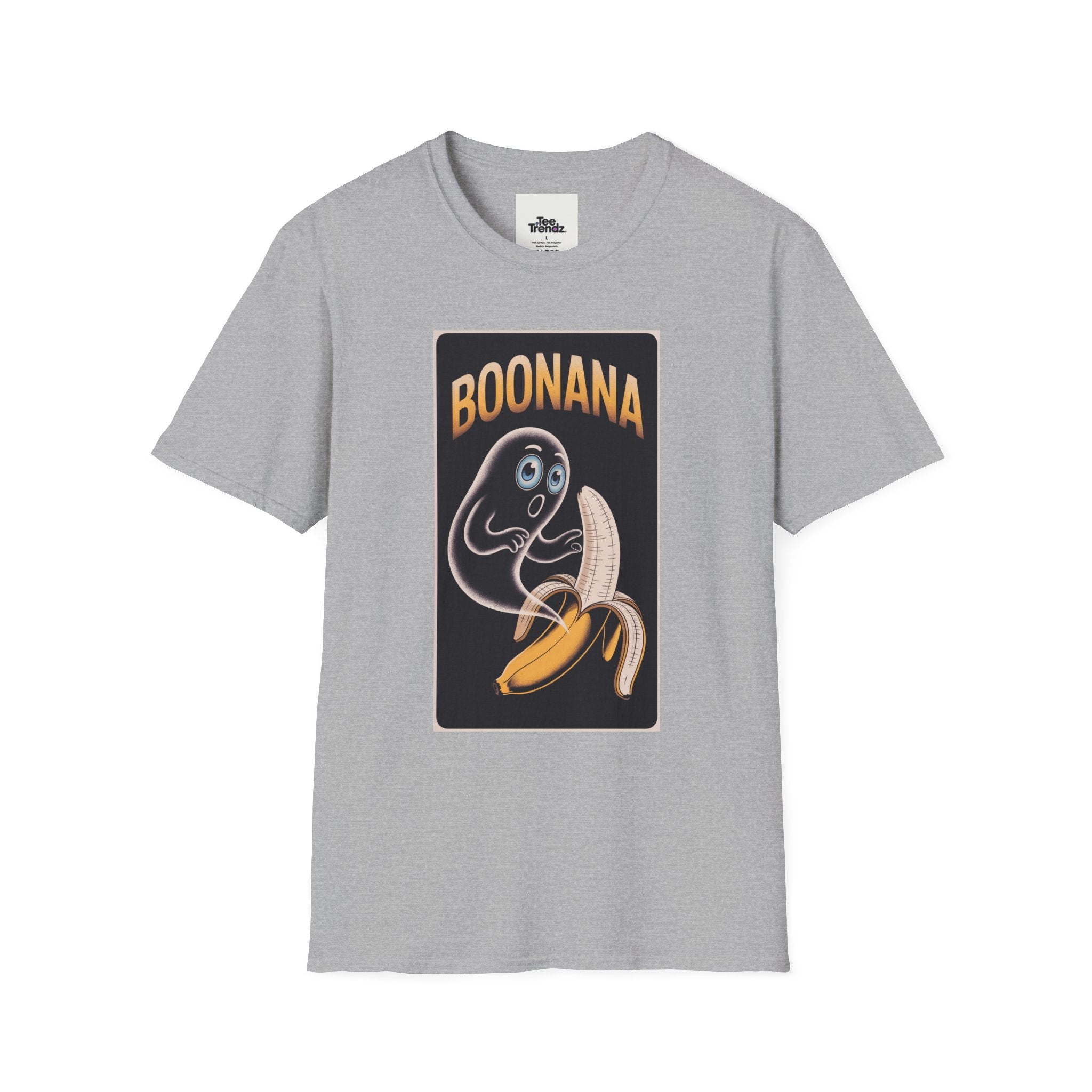 T-Shirt — "Boonana" Ghost with Banana Retro Graphic
